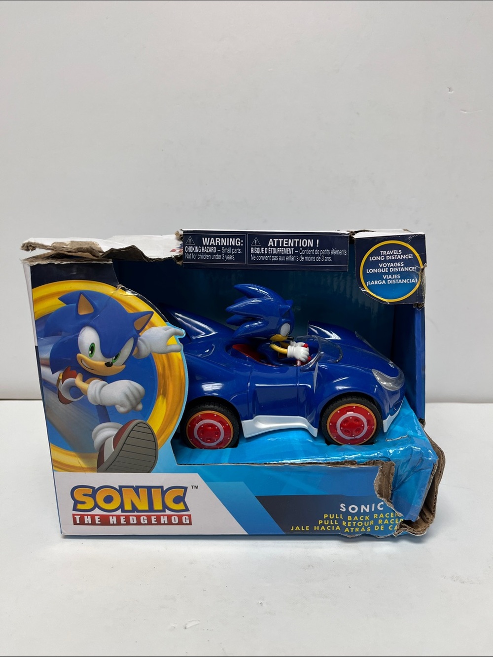 Sonic the Hedgehog - Pull-Back Race Car